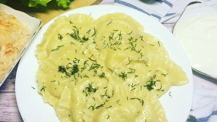 вареники с картофелем