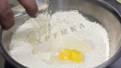 вареники с кислой капустой и мятым картофелем