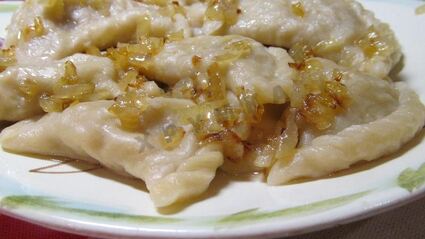 вареники с квашеной капустой постные