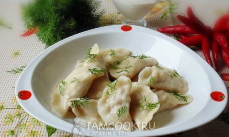 Рецепт вареников с отварным мясом