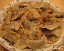 Вареники с шампиньонами