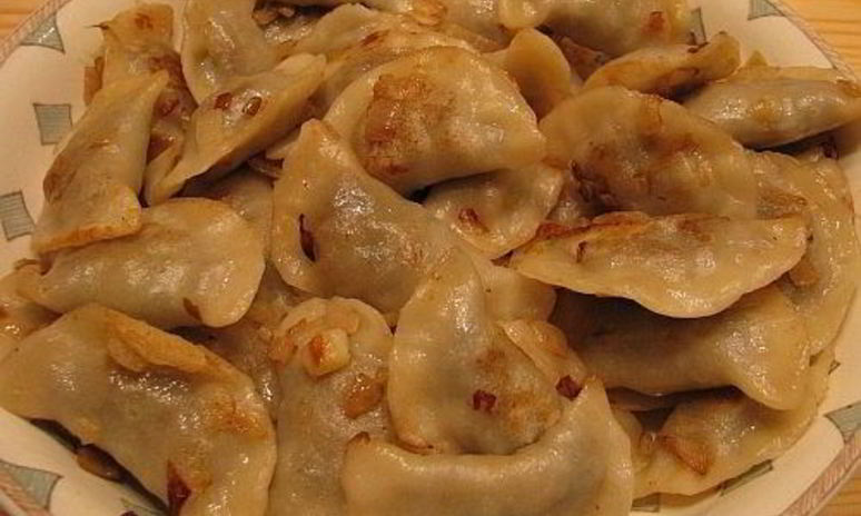 Рецепт вареников с шампиньонами