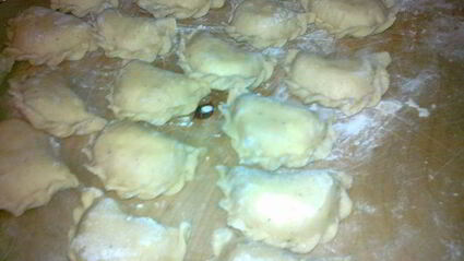 вареники с творожно-ореховой начинкой