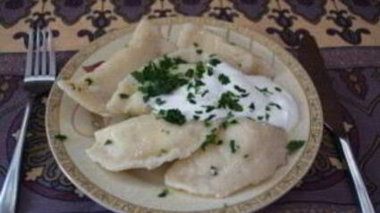 вареники с зеленью