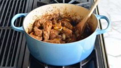 жаркое из говядины с овощами