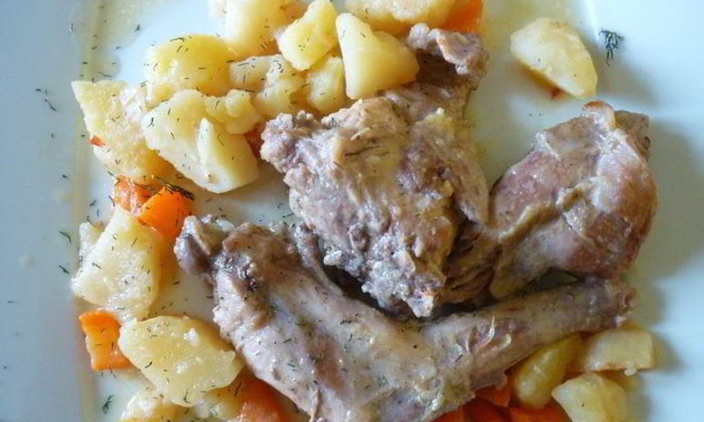 Рецепт жаркого из кролика
