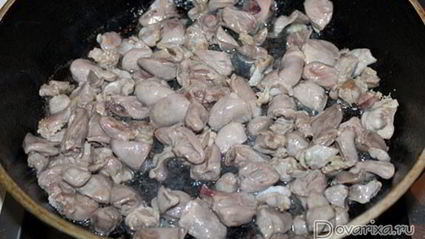 жаркое из куриных потрошков