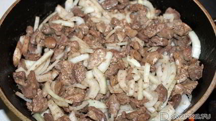 жаркое из куриных потрошков