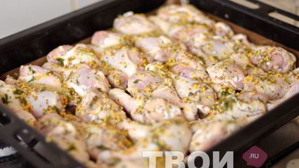 жаркое из курицы с горчицей, лимоном и розмарином