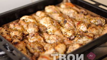 жаркое из курицы с горчицей, лимоном и розмарином