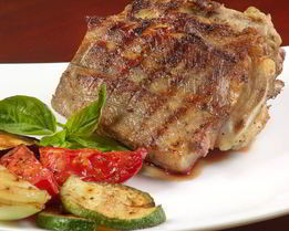 Жаркое из телятины с сыром и беконом