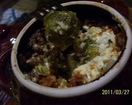 Жаркое с брюссельской капустой