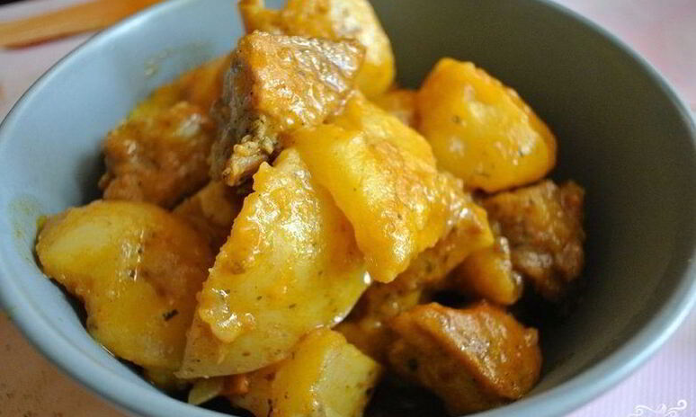 Рецепт жаркого со свининой и картошкой