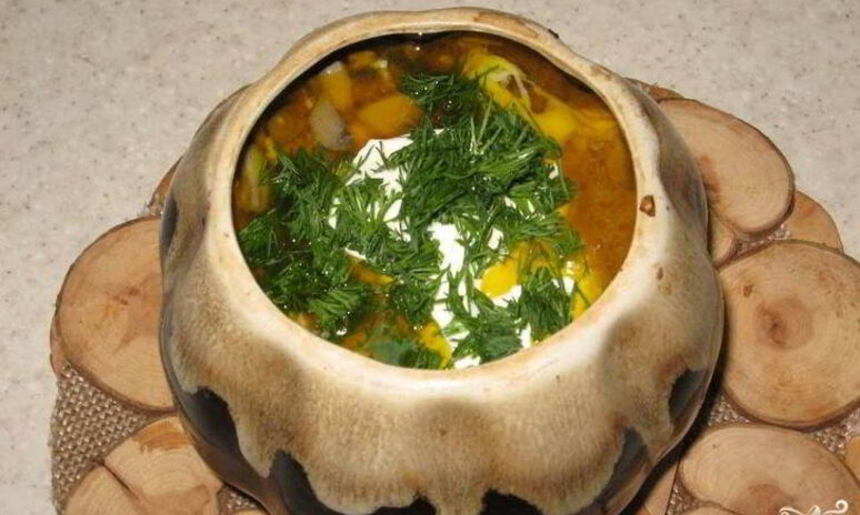 Рецепт жаркого в горшочке в духовке со свининой