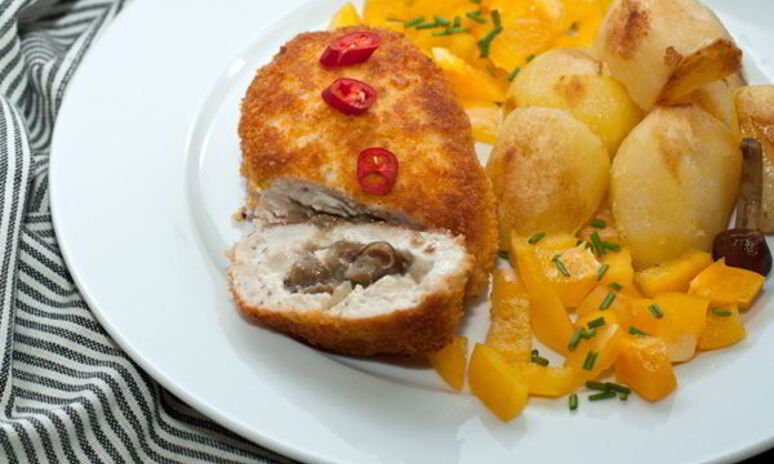 Рецепт куриных зраз с грибами