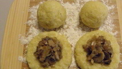 зразы картофельные с грибами