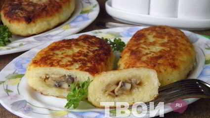 зразы картофельные с грибами