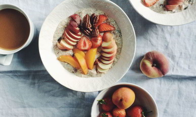 Рецепт детской каши с фруктами