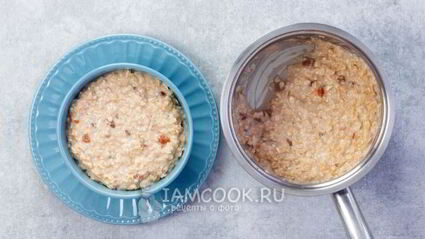 геркулесовая каша яблочный пирог