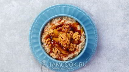 геркулесовая каша яблочный пирог