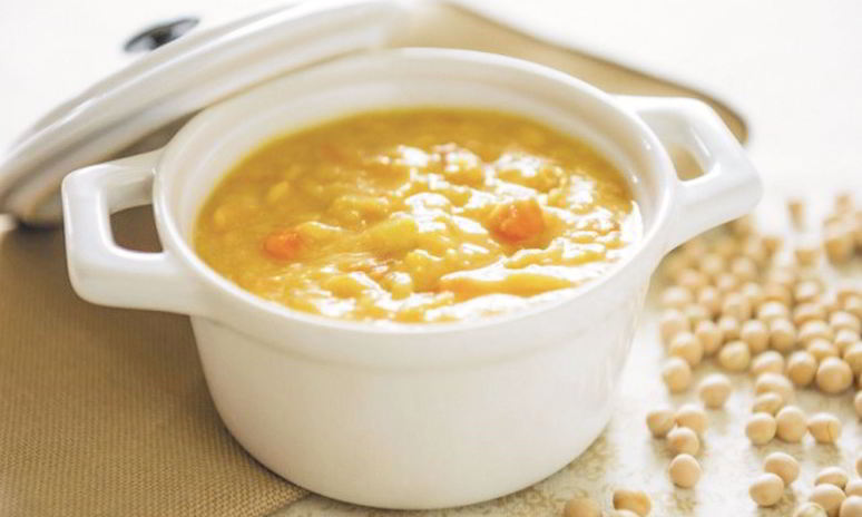 Рецепт гороховой каши с луком