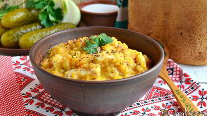 гороховая каша со свининой в мультиварке