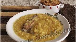 Гороховая каша в мультиварке