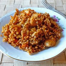 Каши с курицей