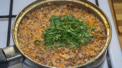 гречка по купечески с фаршем