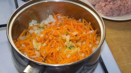 гречка по купечески с фаршем