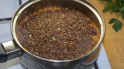 гречка по купечески с фаршем