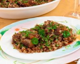 Гречка с бараниной в мультиварке