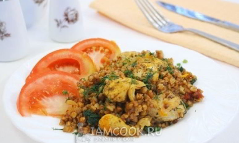 Рецепт гречки с куриным филе в мультиварке