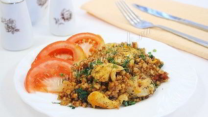 гречка с куриным филе в мультиварке