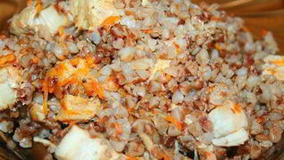 Гречка с курицей в мультиварке