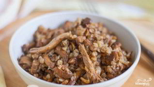 Гречка с лисичками в мультиварке