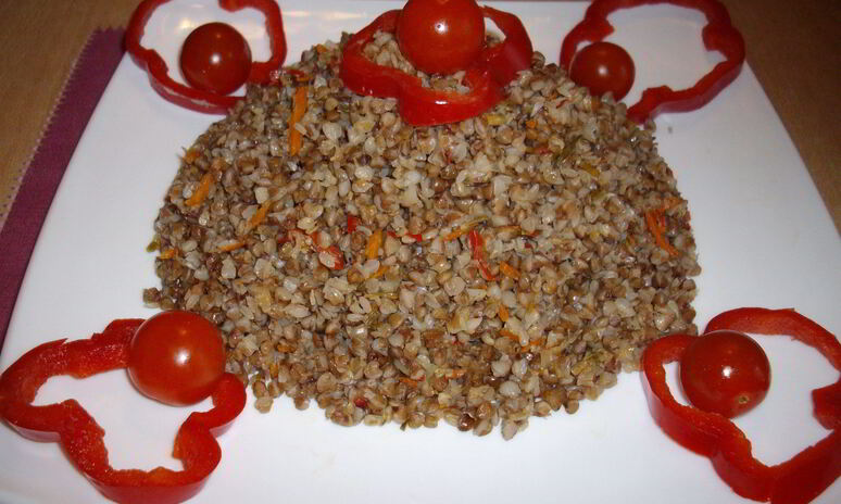 Рецепт гречки с овощами в мультиварке