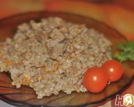 Гречка со свининой в мультиварке