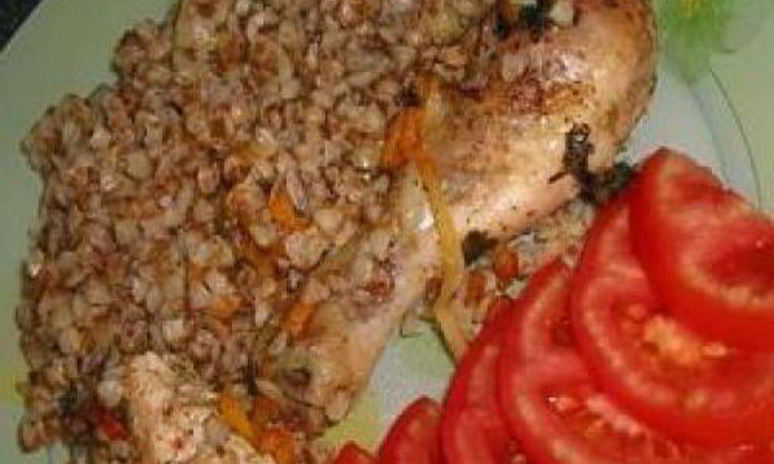 Рецепт гречневой каши с куриной ножкой
