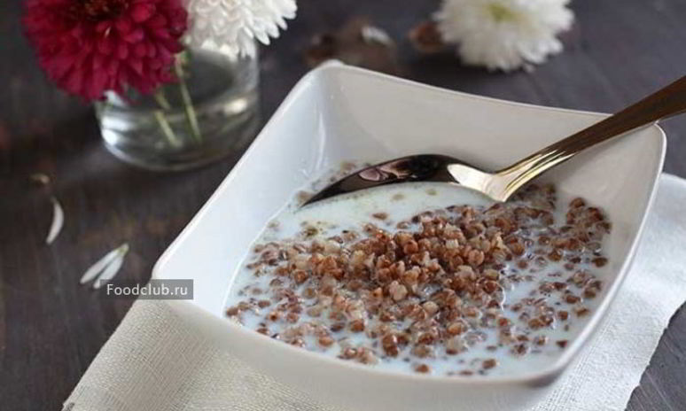 Рецепт гречневой каши с молоком