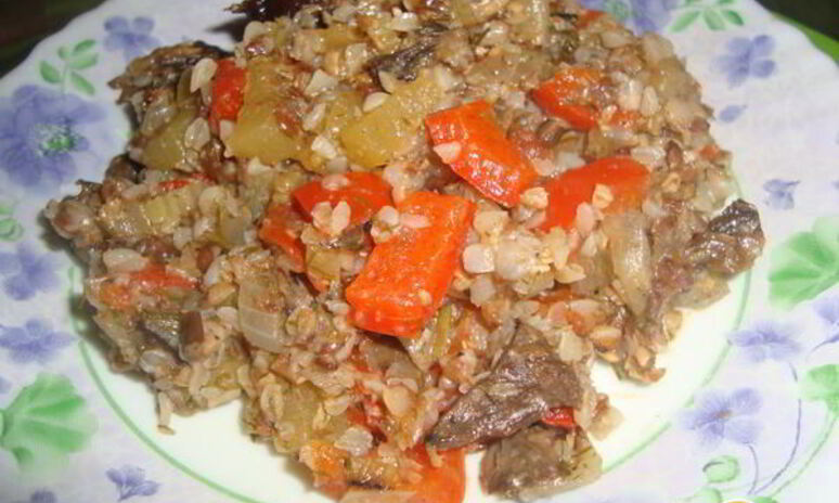 Рецепт гречневой каши с овощами