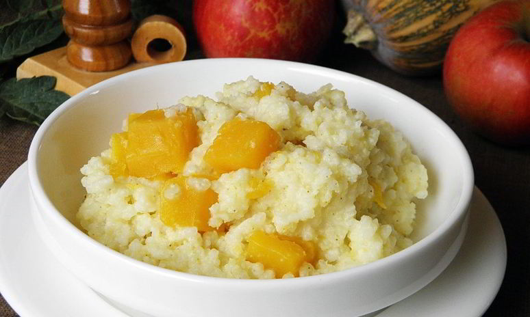 Рецепт каши из тыквы в мультиварке с пшеном