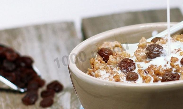 Рецепт каши молочной овсяной