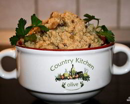 Каша с опятами