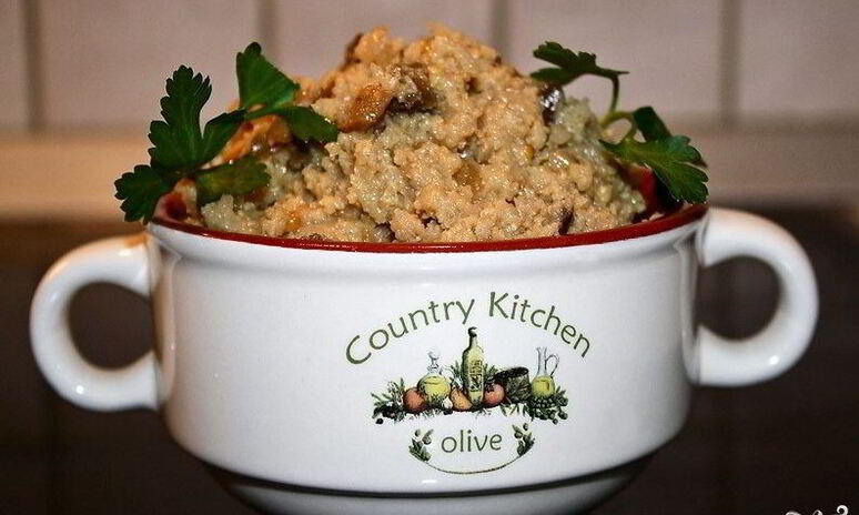 Рецепт каши с опятами