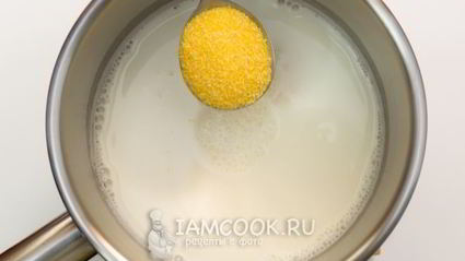 кукурузная каша на молоке