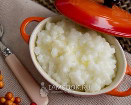 Молочная каша из саго