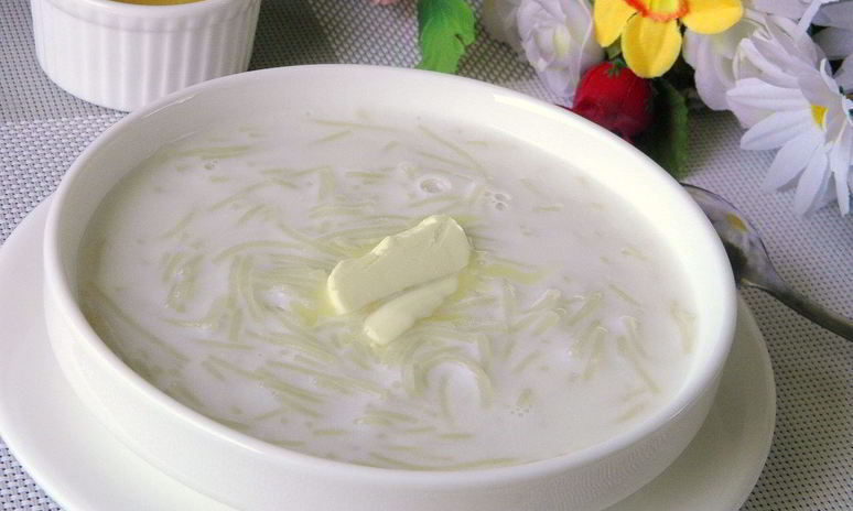 Рецепт молочной каши с вермишелью