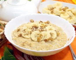 Овсяная каша на молоке