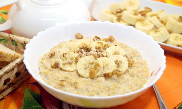 Рецепт овсяной каши на молоке